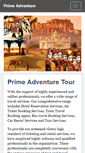 Mobile Screenshot of primeadventuretours.com